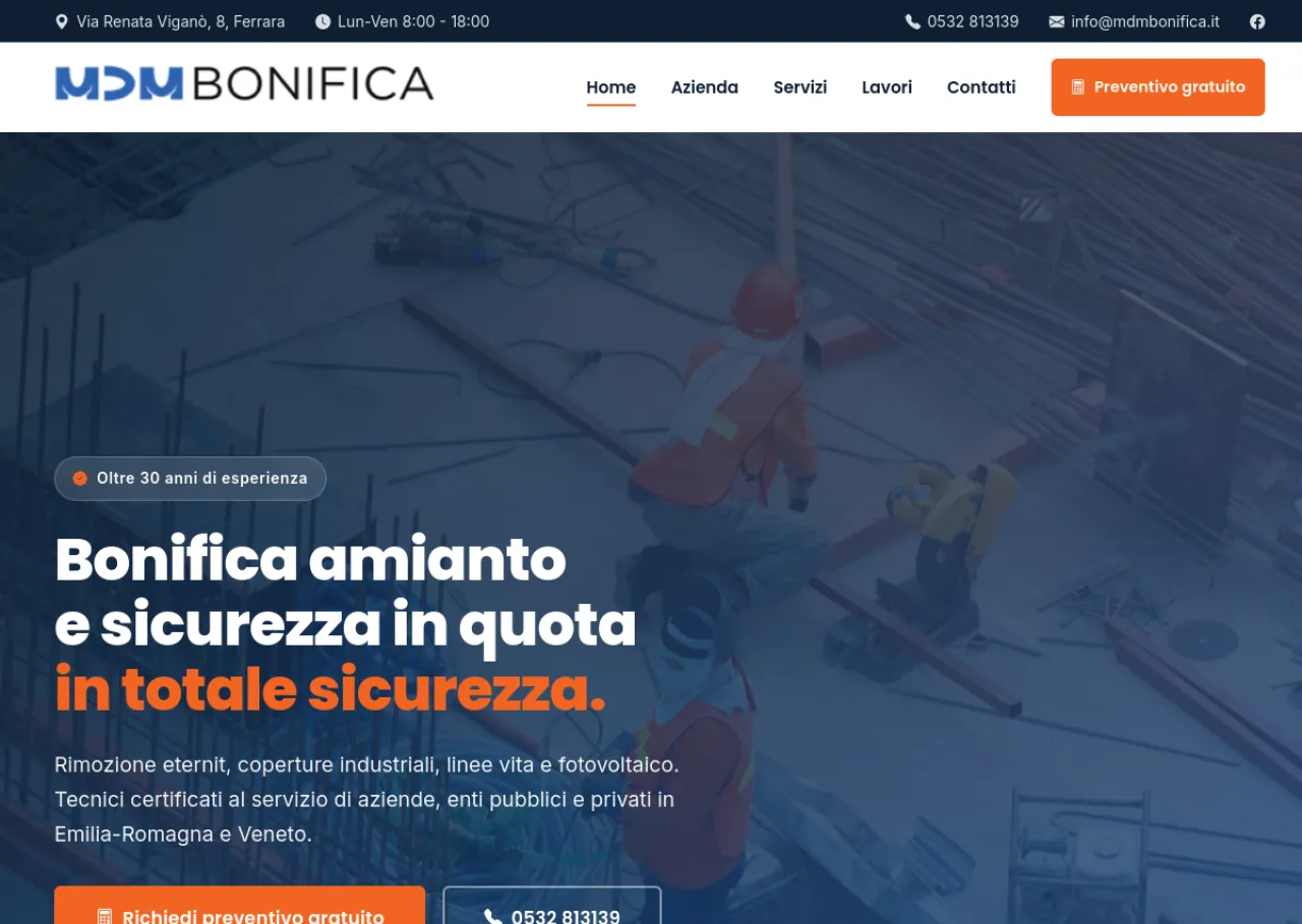 MDM Bonifica — nuovo sito